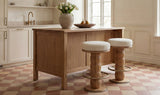 Nio Swivel Counter Stool White Mist by Moe's Home at Eve Furniture