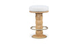Nio Swivel Counter Stool White Mist by Moe's Home at Eve Furniture