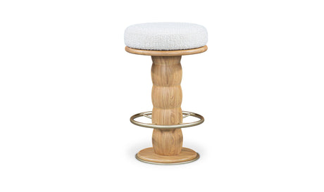 Nio Swivel Counter Stool White Mist by Moe's Home at Eve Furniture