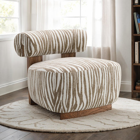Niobe Beige Accent Chair by Furniture of America at Eve Furniture