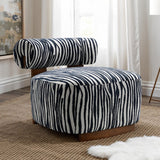 Niobe Midnight Blue Accent Chair by Furniture of America at Eve Furniture