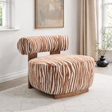 Niobe Rustic Orange Accent Chair by Furniture of America at Eve Furniture