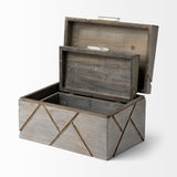 Niobe (Set of 2) Gray Wooden Nesting Boxes by Mercana at Eve Furniture