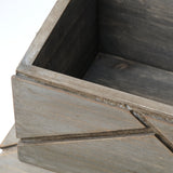 Niobe (Set of 2) Gray Wooden Nesting Boxes by Mercana at Eve Furniture