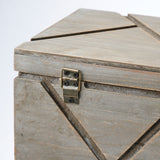 Niobe (Set of 2) Gray Wooden Nesting Boxes by Mercana at Eve Furniture