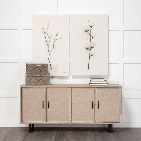 Niobe (Set of 2) Gray Wooden Nesting Boxes by Mercana at Eve Furniture