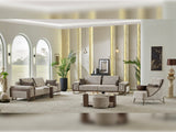 Nirvana 4-pieces (2 Four Seat Sofa & 2 Chair) Livingroom Set Beige by Furnia at Eve Furniture