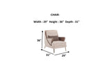 Nirvana Chair Beige by Furnia at Eve Furniture