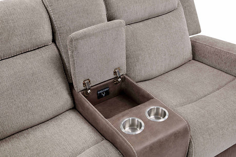 Nisa Brown Reclining Living Room Set by New Era Innovations at Eve Furniture