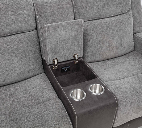 Nisa Grey Reclining Living Room Set by New Era Innovations at Eve Furniture