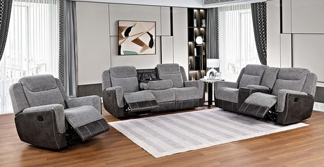 Nisa Grey Reclining Living Room Set by New Era Innovations at Eve Furniture