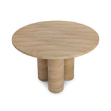 Niva Warm Sandstone Outdoor Dining Table by Classic Home at Eve Furniture