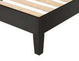 Nix Full Platform Bed, Black