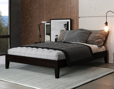 Nix Full Platform Bed, Black