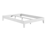 Nix Full Platform Bed, White