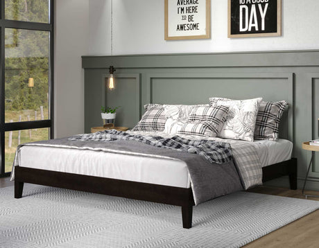 Nix King Platform Bed, Black