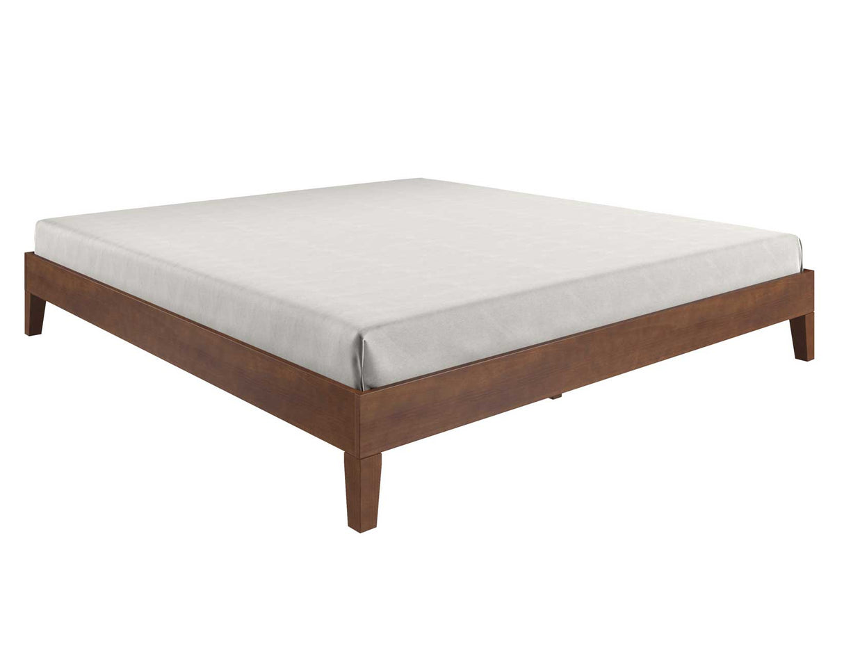 Nix King Platform Bed, Natural