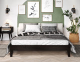 Nix Queen Platform Bed, Black