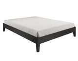 Nix Queen Platform Bed, Black