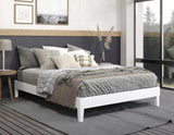 Nix Queen Platform Bed, White