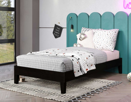 Nix Twin Platform Bed, Black