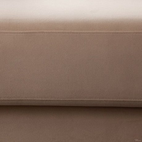 Form Sofa In Camel Performance Velvet With 2 Accent Pillow Balls by Diamond Sofa at Eve Furniture