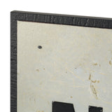 No Parking LG by Mercana Studio Hand Embelished Textured Framed Artwork Matted by Mercana at Eve Furniture