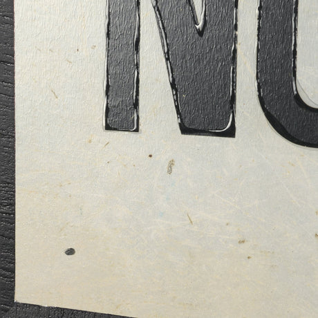 No Parking LG by Mercana Studio Hand Embelished Textured Framed Artwork Matted by Mercana at Eve Furniture