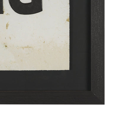 No Parking LG by Mercana Studio Hand Embelished Textured Framed Artwork Matted under Glass by Mercana at Eve Furniture