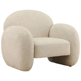 Noa Chair, Cream by Dovetail at Eve Furniture