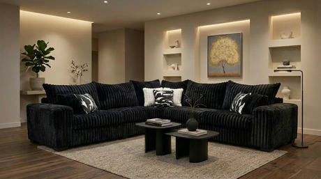 Noah Black 3-Piece Sectional by New Era Innovations at Eve Furniture