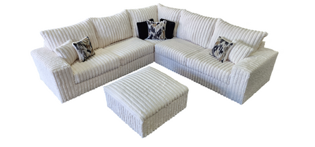 Noah Ivory 3-Piece Sectional by New Era Innovations at Eve Furniture