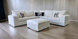Noah Ivory 3-Piece Sectional by New Era Innovations at Eve Furniture
