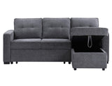 Noah Flippable, Convertible Storage Sleeper Chofa, Gray by Steve Silver at Eve Furniture