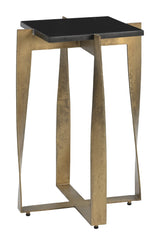 Noara Black & Brass Accent Table by Zuomod at Eve Furniture