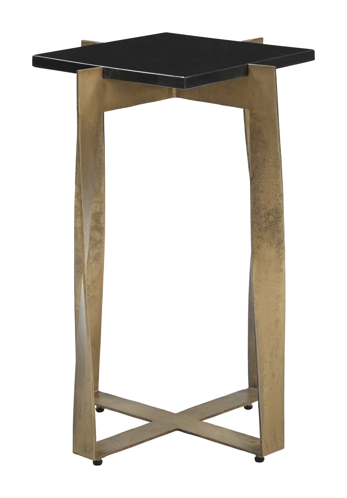 Noara Black & Brass Accent Table by Zuomod at Eve Furniture