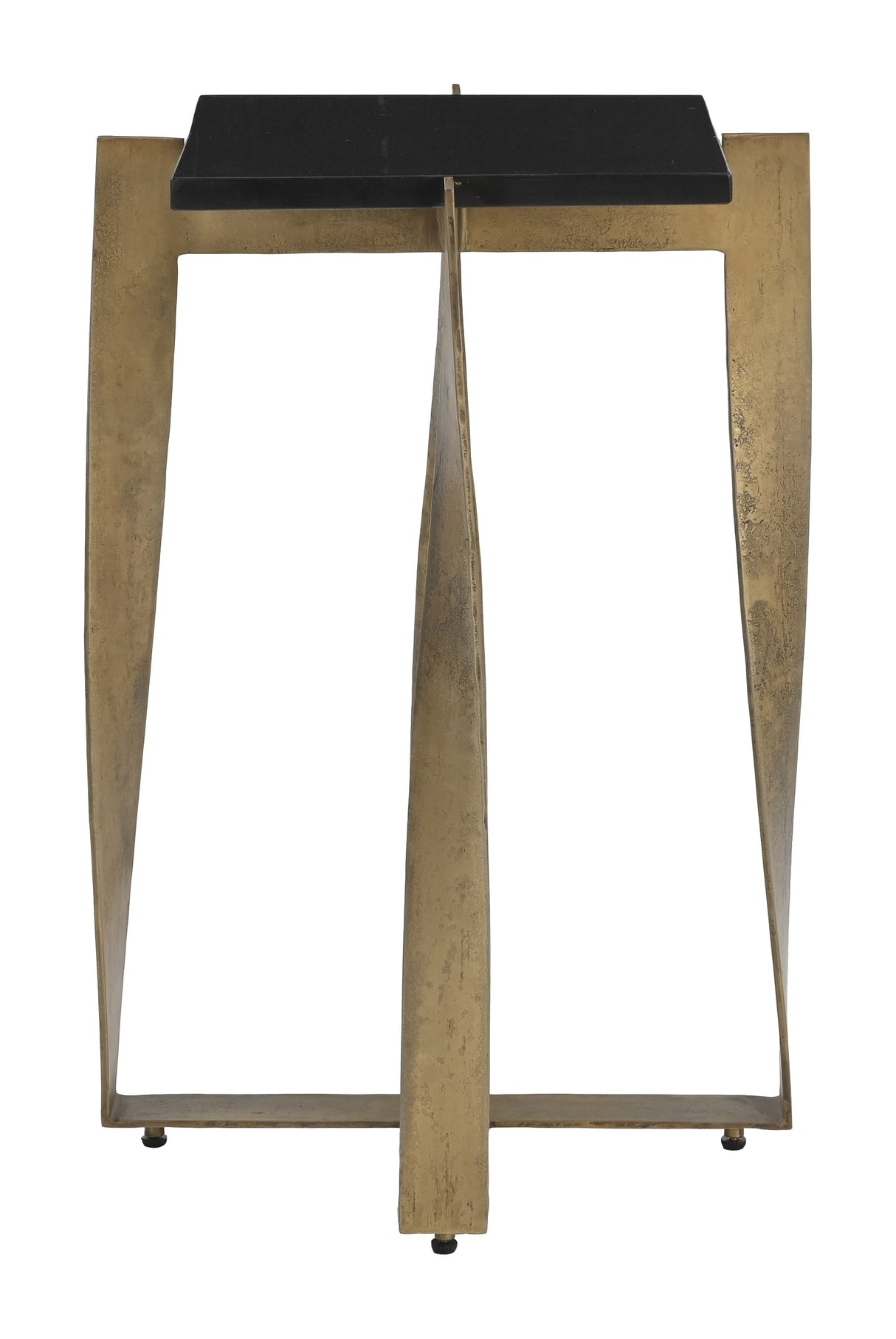 Noara Black & Brass Accent Table by Zuomod at Eve Furniture