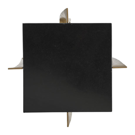 Noara Black & Brass Accent Table by Zuomod at Eve Furniture