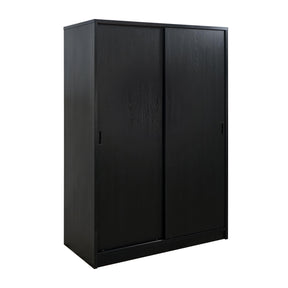 Noble Black 2-door Bedroom Wardrobe Storage Cabinet Armoire by Coaster at Eve Furniture