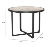 Noctan Black Outdoor Dining Table by Zuomod at Eve Furniture