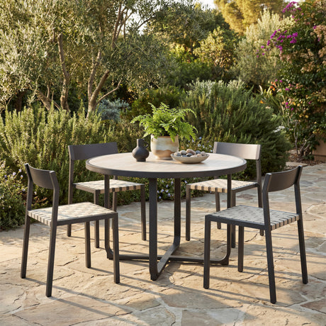 Noctan Black Outdoor Dining Table by Zuomod at Eve Furniture