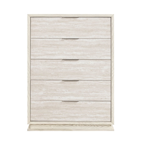 Noctis White/Light Gray Chest by Homelegance at Eve Furniture