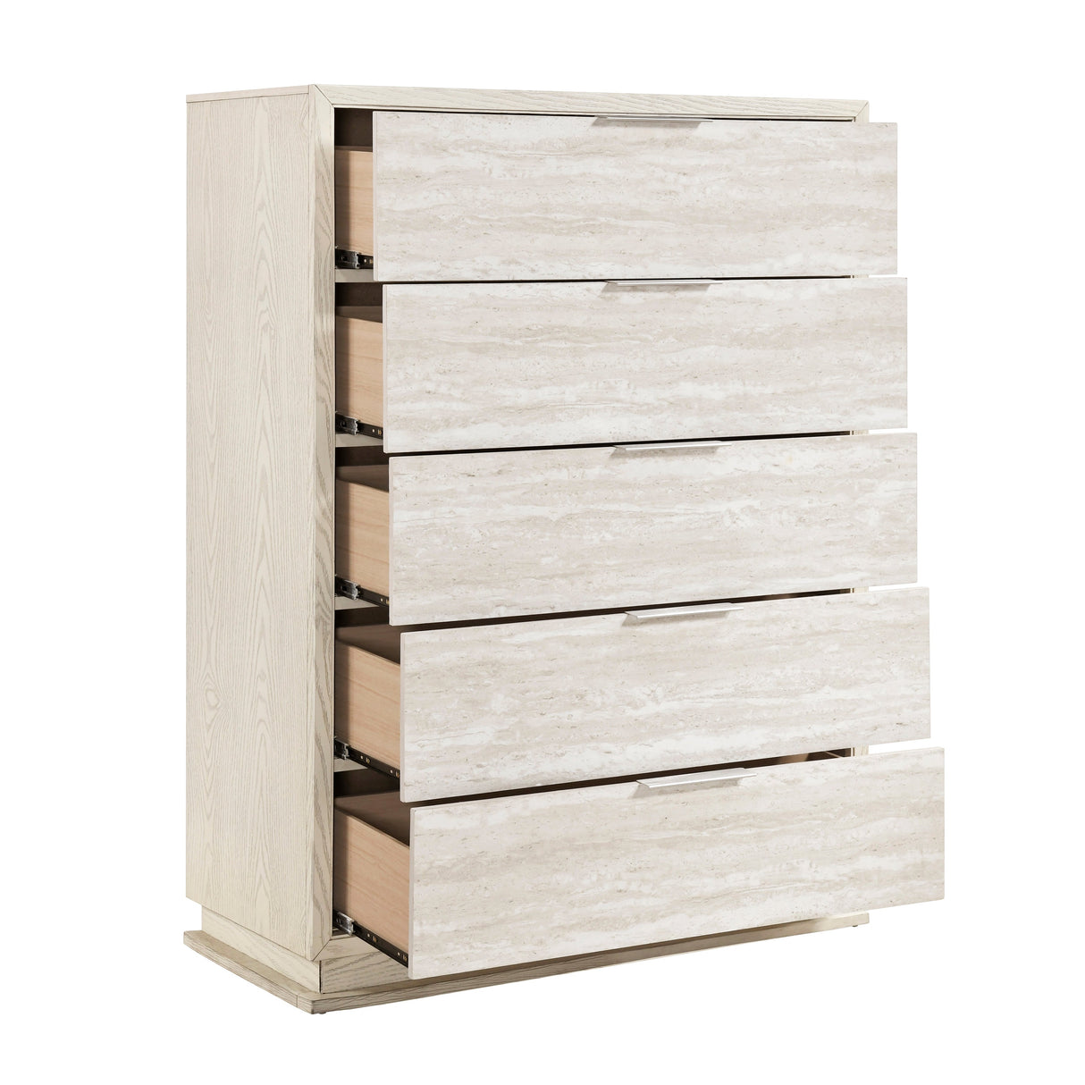 Noctis White/Light Gray Chest by Homelegance at Eve Furniture