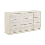 Noctis White/Light Gray Dresser by Homelegance at Eve Furniture