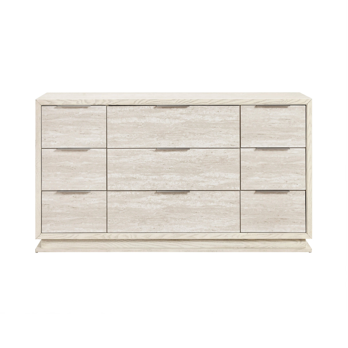 Noctis White/Light Gray Dresser by Homelegance at Eve Furniture