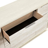 Noctis White/Light Gray Dresser by Homelegance at Eve Furniture