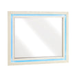 Noctis White/Light Gray Mirror by Homelegance at Eve Furniture