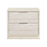 Noctis White/Light Gray Night Stand by Homelegance at Eve Furniture