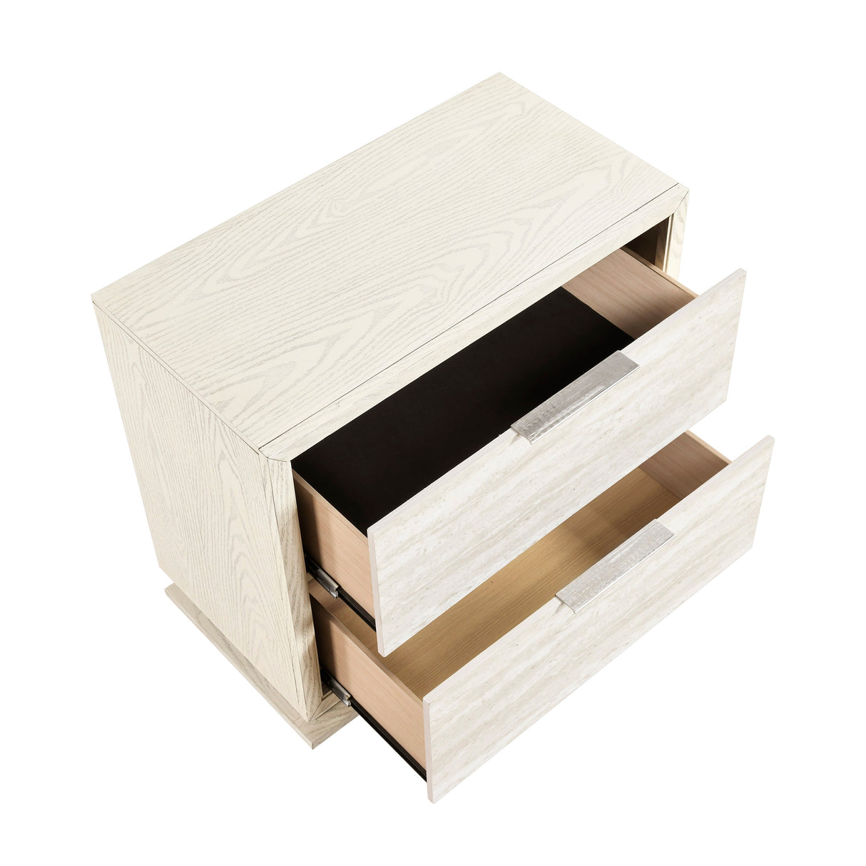 Noctis White/Light Gray Night Stand by Homelegance at Eve Furniture