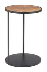 Nodo Brown & Black Side Table by Zuomod at Eve Furniture